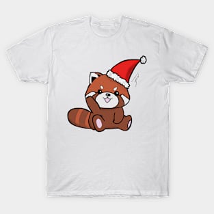 Red Panda Christmas T-Shirt